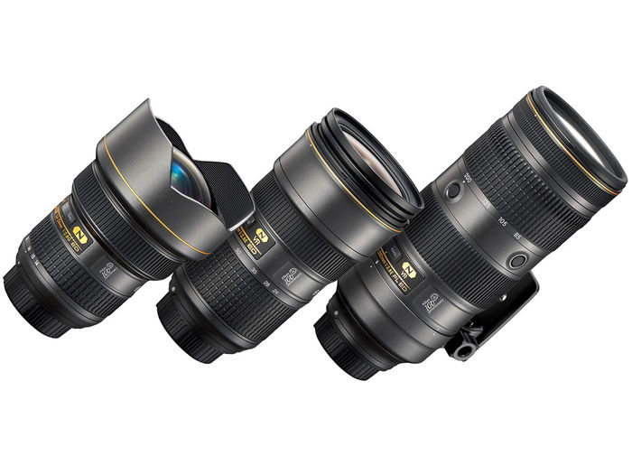 Nikon AF-S Nikkor Zoom F2.8 トリプルレンズセット