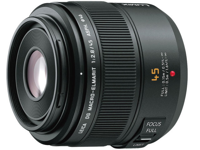 Panasonic LEICA DG MACRO ELMARIT 45mm F2.8 ASPH. MEGA O.I.S. H-ES045