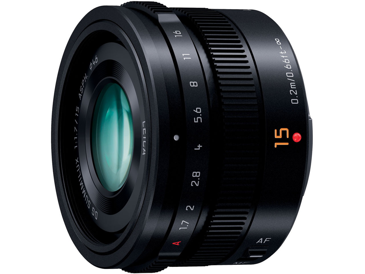 Panasonic LEICA DG SUMMILUX 15mm F1.7 ASPH. H-X015