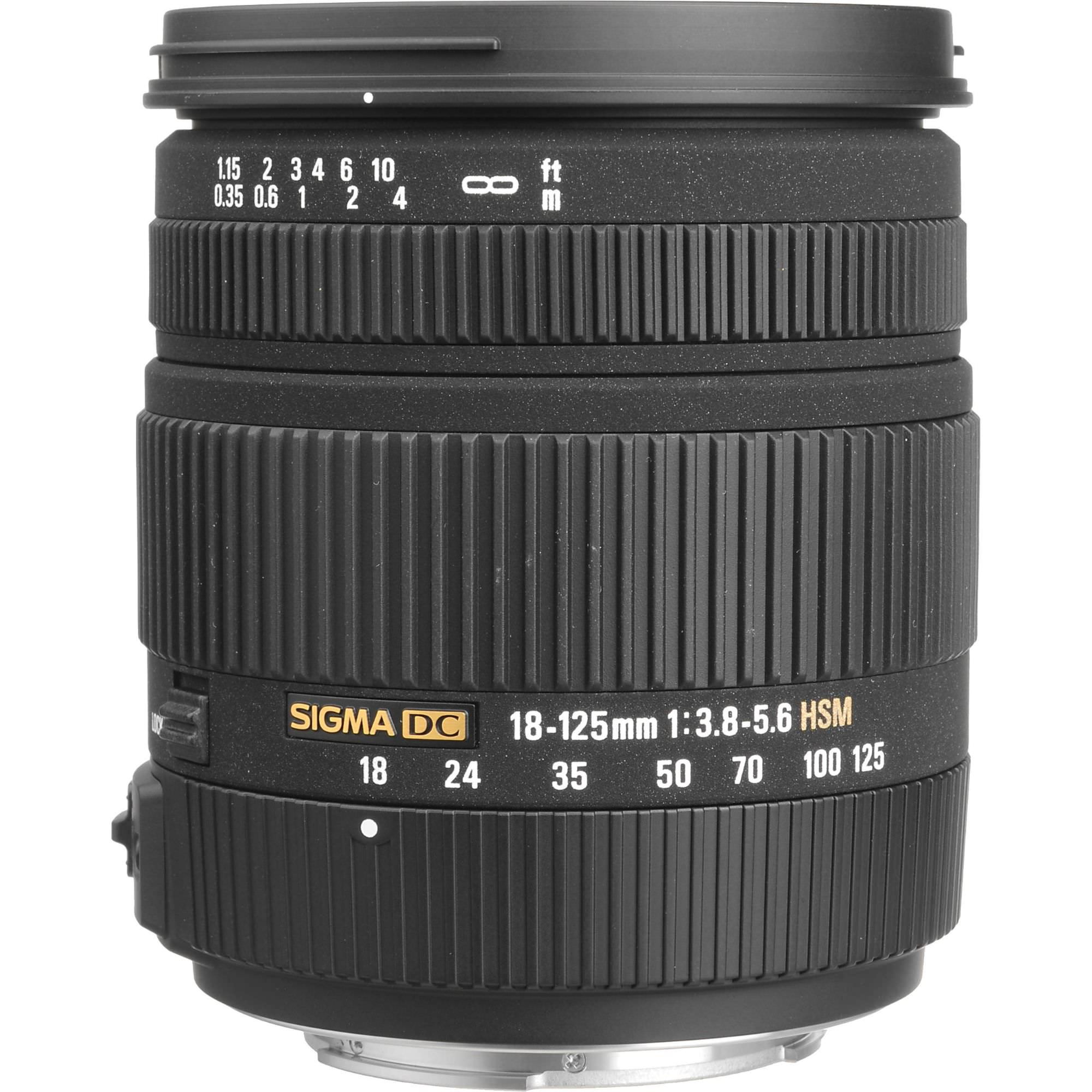 SIGMA 18-125mm F3.8-5.6 DC HSM