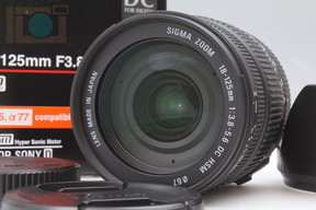 2017年09月02日に一心堂が買取したSIGMA AF 18-125mm F3.8-5.6 DC HSM [SONY]の画像