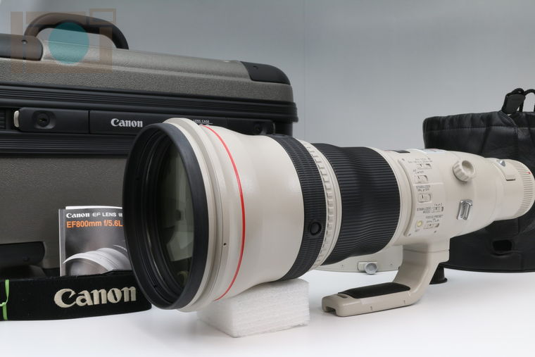 2018年04月11日に買取させていただいたCanon EF800mm F5.6L IS USMの画像