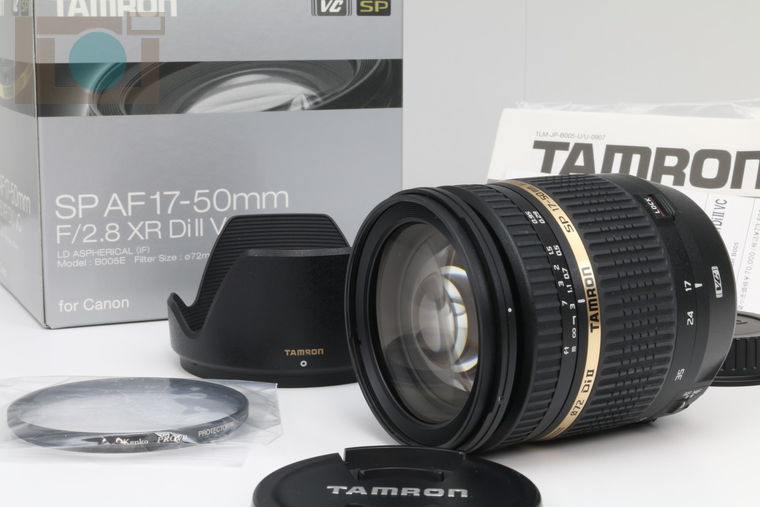 2018年04月09日に買取させていただいたTAMRON SP AF17-50mm F2.8XR Di II VC LD Model:B005E [Canon]の画像