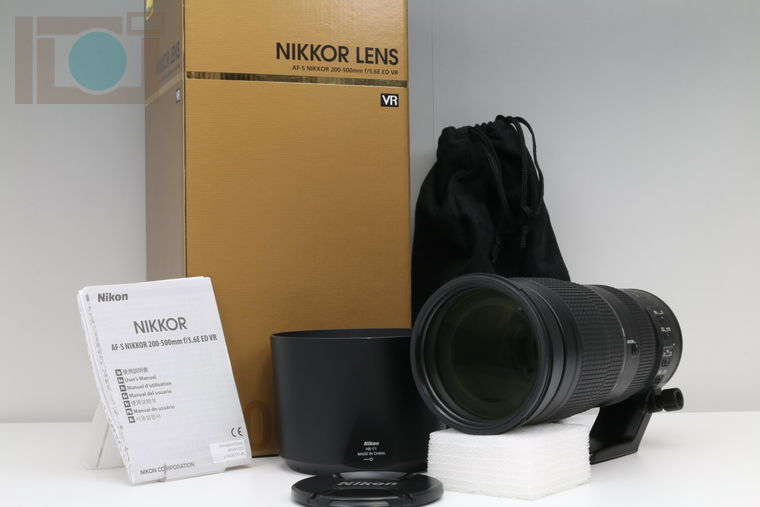 2018年04月06日に買取させていただいたNikon AF-S NIKKOR 200-500mm f/5.6E ED VRの画像
