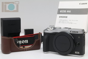2018年04月29日に一心堂が買取したCanon EOS M6 ボディ + 純正ケース EH30-CJの画像