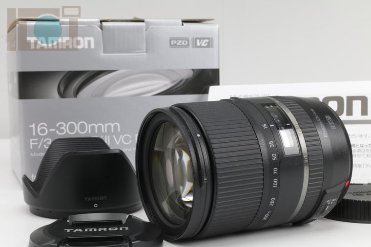 2018年05月15日に買取させていただいたTAMRON 16-300mm F3.5-6.3 DiII VC PZD MACRO Model B016 [Canon]の画像
