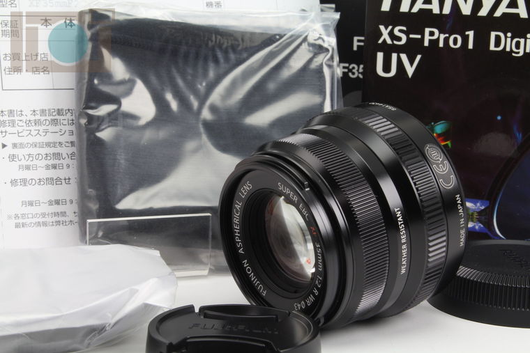 2018年10月30日に一心堂が買取したFUJIFILM フジノンレンズ XF 35mm F2 R WR ブラックの画像