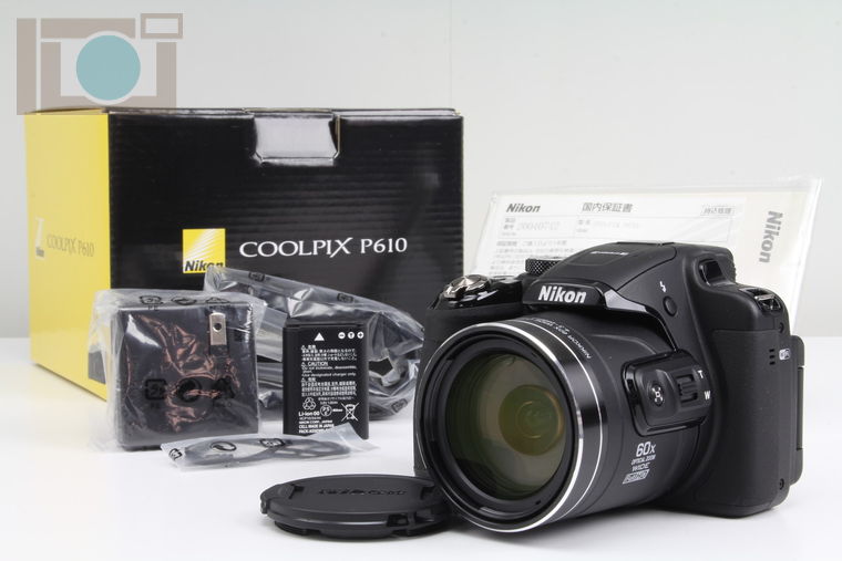 2018年11月04日に買取させていただいたNikon COOLPIX P610 ブラックの画像