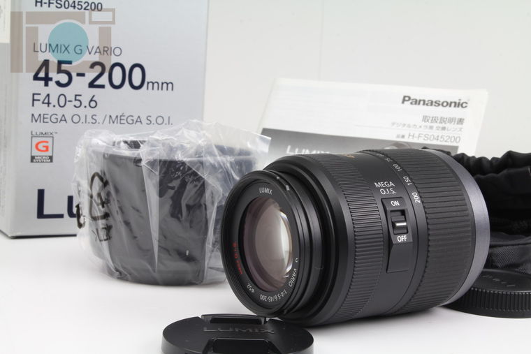 2019年01月06日に一心堂が買取したPanasonic LUMIX G VARIO 45-200mm F4.0-5.6 MEGA O.I.S. H-FS045200の画像