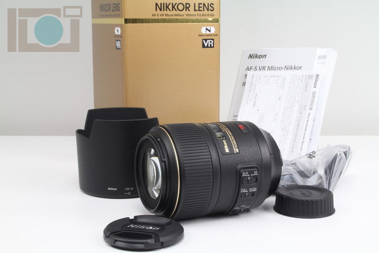 2019年04月20日に買取させていただいたNikon AF-S VR Micro-Nikkor 105mm f/2.8G IF-EDの画像