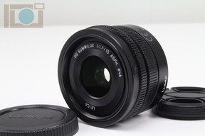 2019年09月10日に一心堂が買取したPanasonic LEICA DG SUMMILUX 15mm F1.7 ASPH. H-X015 ブラックの画像