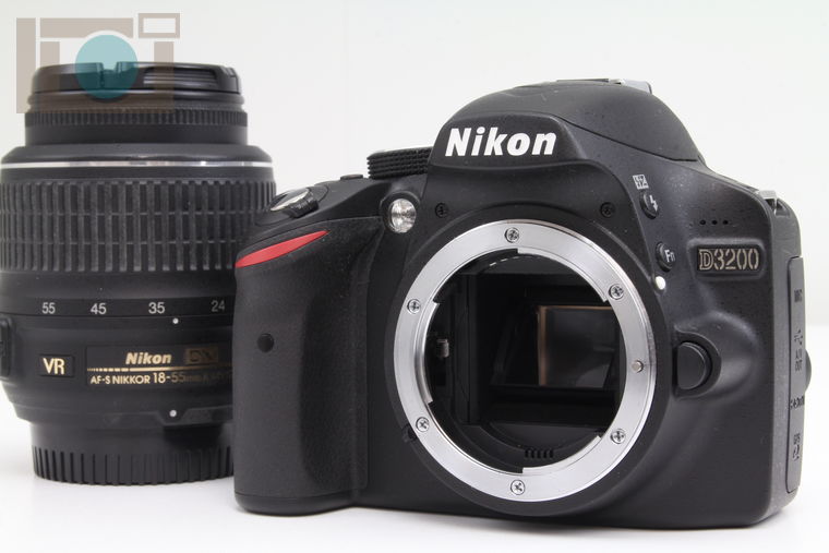 2020年05月26日に一心堂が買取したNikon D3200 18-55 VR レンズキット ブラックの画像