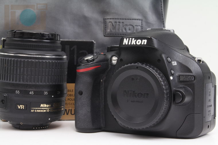 2020年08月06日に一心堂が買取したNikon D5200 18-55 VR レンズキット ブラックの画像