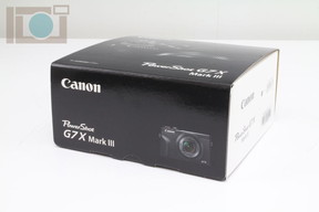 2020年09月06日に一心堂が買取したCanon PowerShot G7 X Mark III  ブラックの画像