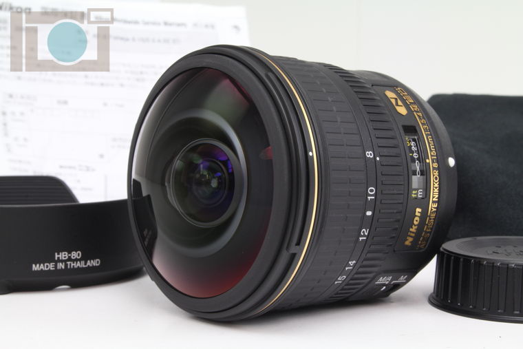 2020年11月05日に買取させていただいたNikon AF-S Fisheye NIKKOR 8-15mm F3.5-4.5E EDの画像