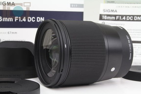 2020年11月30日に一心堂が買取したSIGMA Contemporary 16mm F1.4 DC DN [Eマウント]の画像