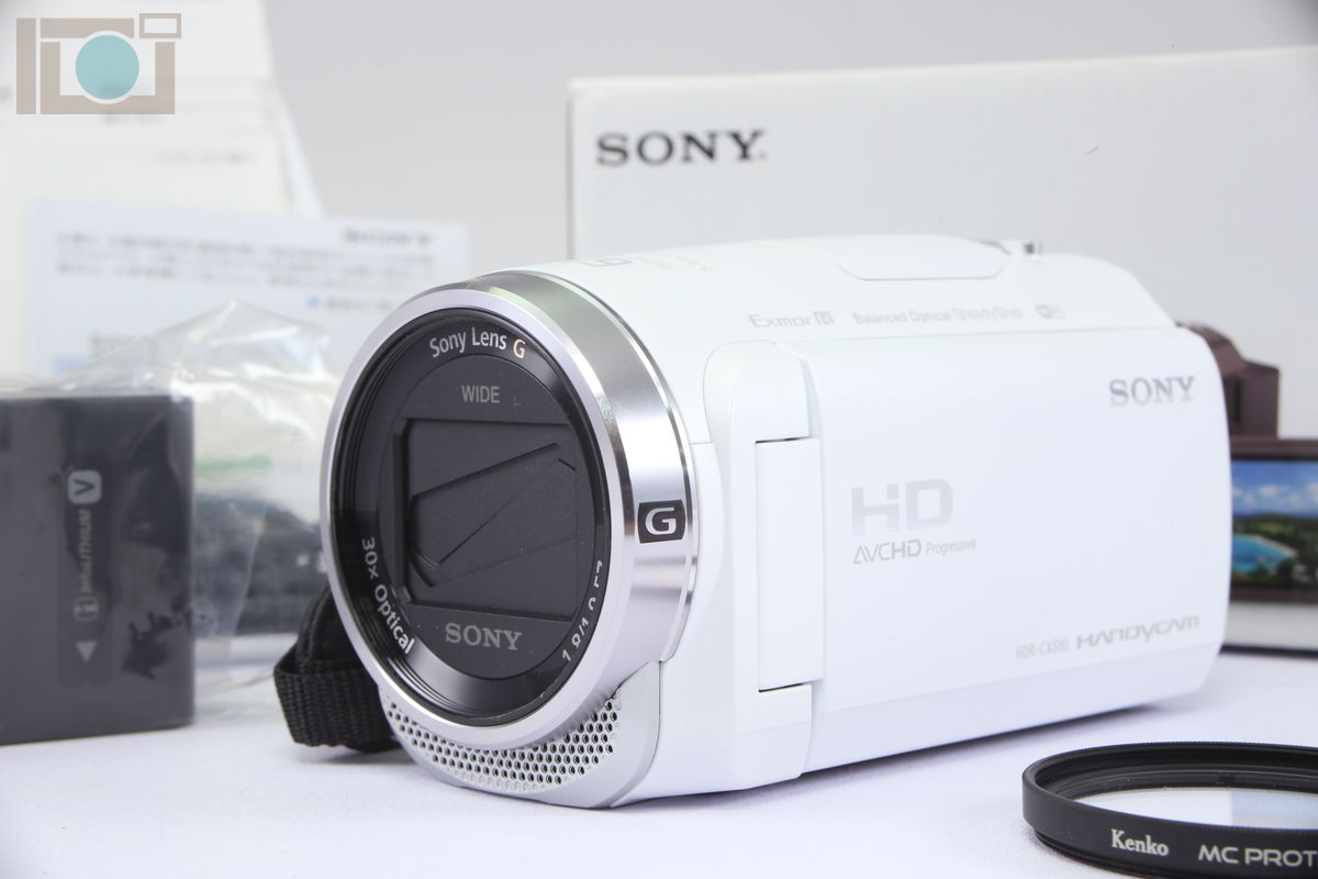 2022年08月24日に買取させていただいたSONY HDR-CX680  W ホワイトの画像