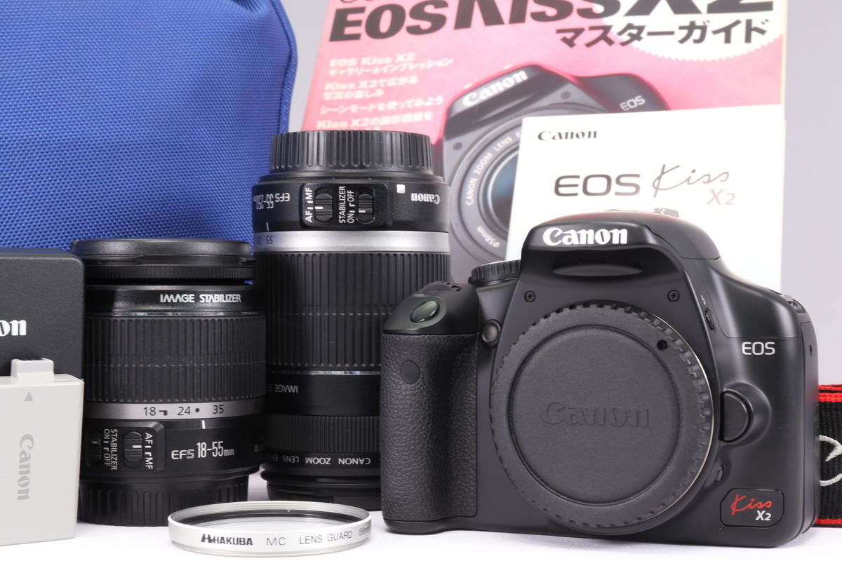 2023年11月30日に買取させていただいたCanon EOS Kiss X2 ダブルズームキットの画像