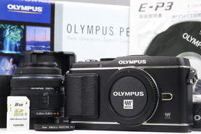 2024年06月01日に一心堂が買取したOLYMPUS PEN E-P3 レンズキット ブラックの画像