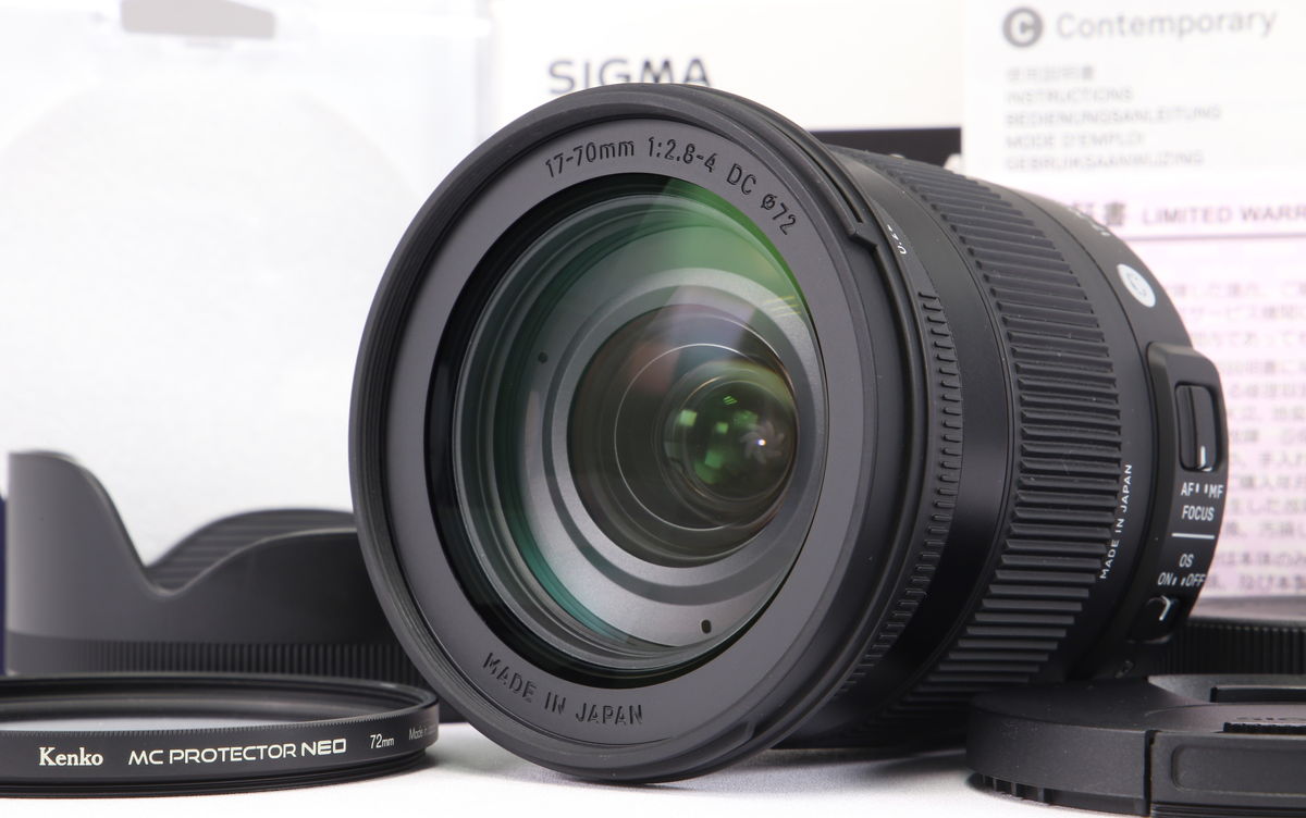 2024年09月03日に一心堂が買取したSIGMA Contemporary 17-70mm F2.8-4 DC MACRO OS HSM [Fマウント]の画像