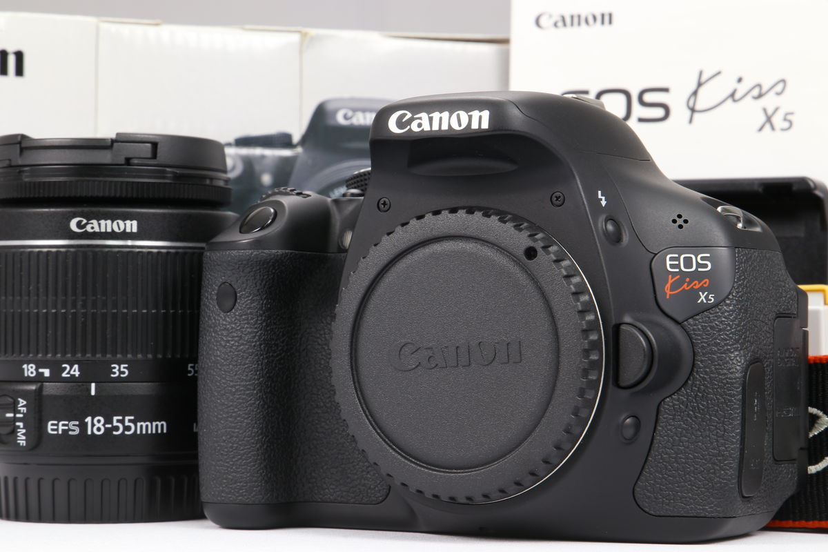 2024年08月06日に買取させていただいたCanon EOS Kiss X5 EF-S18-55 IS II レンズキットの画像