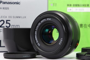 2024年09月24日に一心堂が買取したPanasonic LEICA DG SUMMILUX 25mm F1.4 ASPH. H-X025の画像