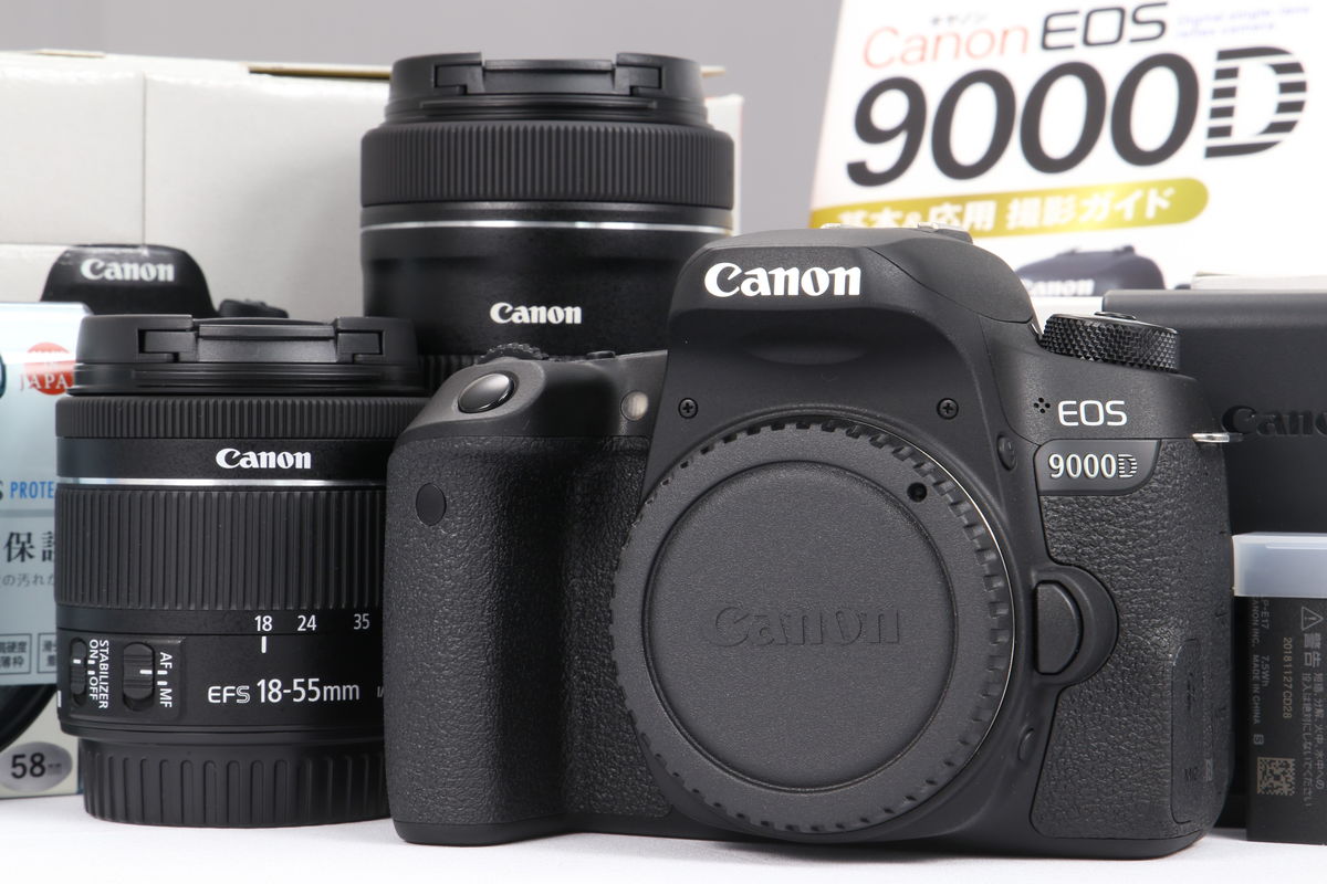 2024年10月17日に一心堂が買取したCanon EOS 9000D ダブルズームキットの画像