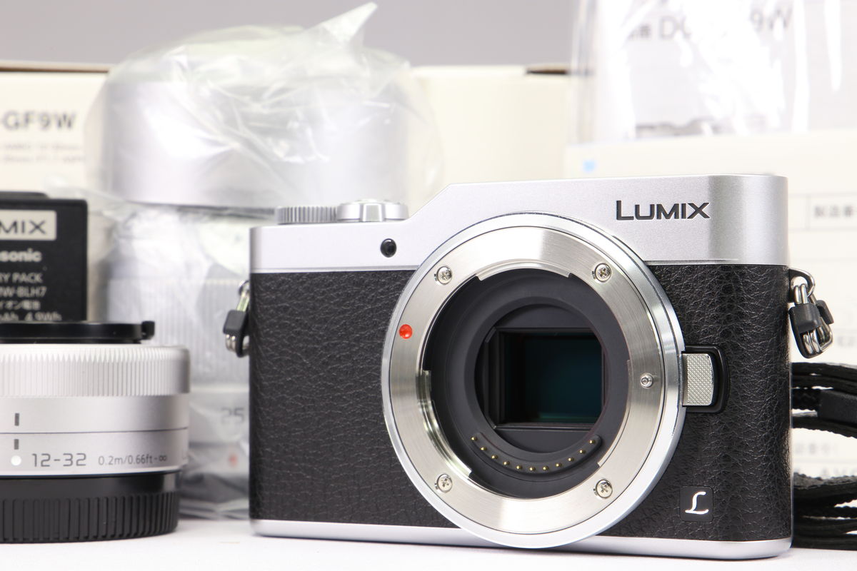 2024年11月11日に一心堂が買取したPanasonic LUMIX GF9 ダブルレンズキット DC-GF9W シルバーの画像