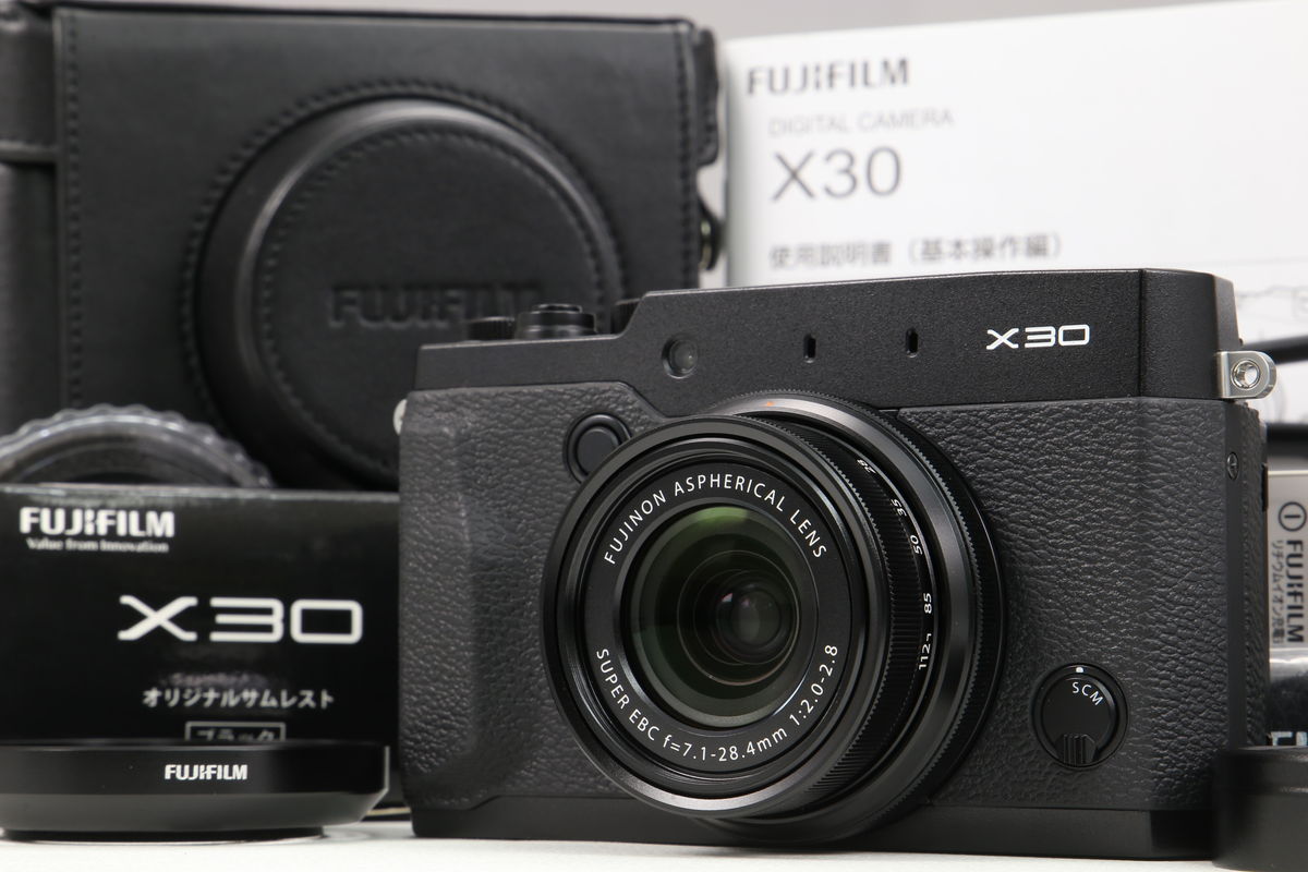 2025年01月27日に一心堂が買取したFUJIFILM X30 ブラックの画像