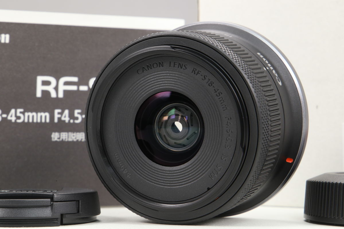 2025年01月29日に一心堂が買取したCanon RF-S18-45mm F4.5-6.3 IS STM ブラックの画像