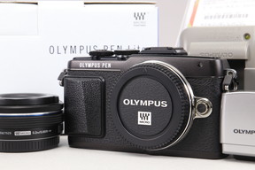 2025年05月19日に一心堂が買取したOLYMPUS PEN Lite E-PL7 14-42mm EZレンズキット ブラックの画像