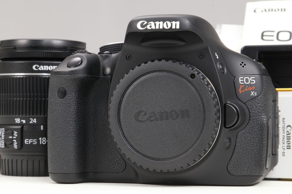 2025年05月21日に一心堂が買取したCanon EOS Kiss X5 EF-S18-55 IS II レンズキットの画像