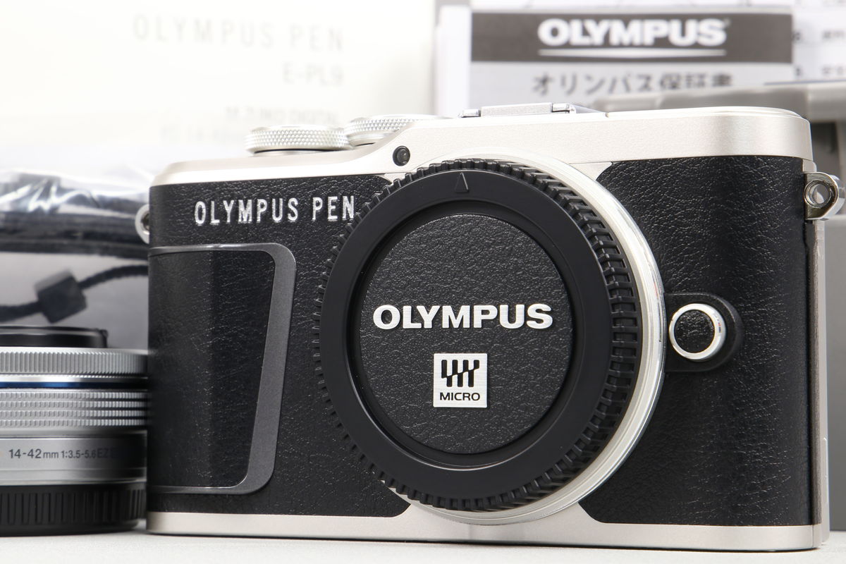 2025年06月05日に一心堂が買取したOLYMPUS PEN E-PL9 14-42mm EZレンズキット ブラックの画像