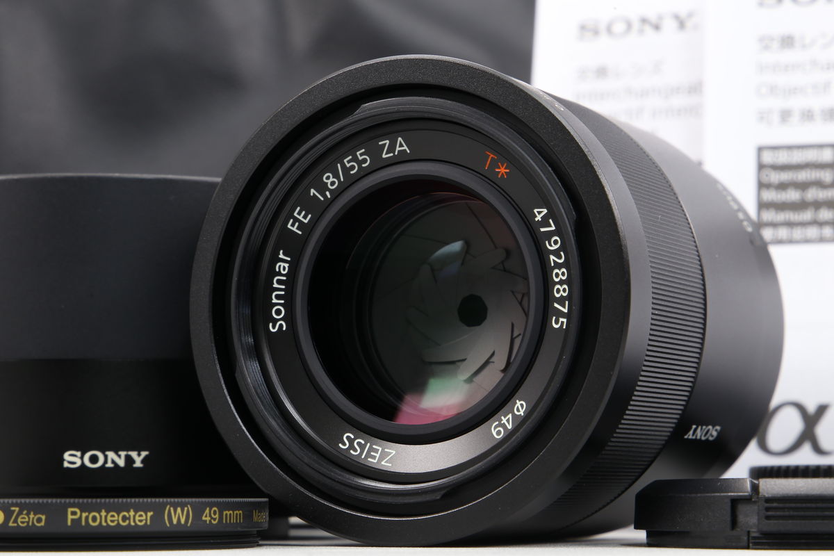 2025年06月14日に一心堂が買取したSONY Sonnar T* FE 55mm F1.8 ZA SEL55F18Zの画像