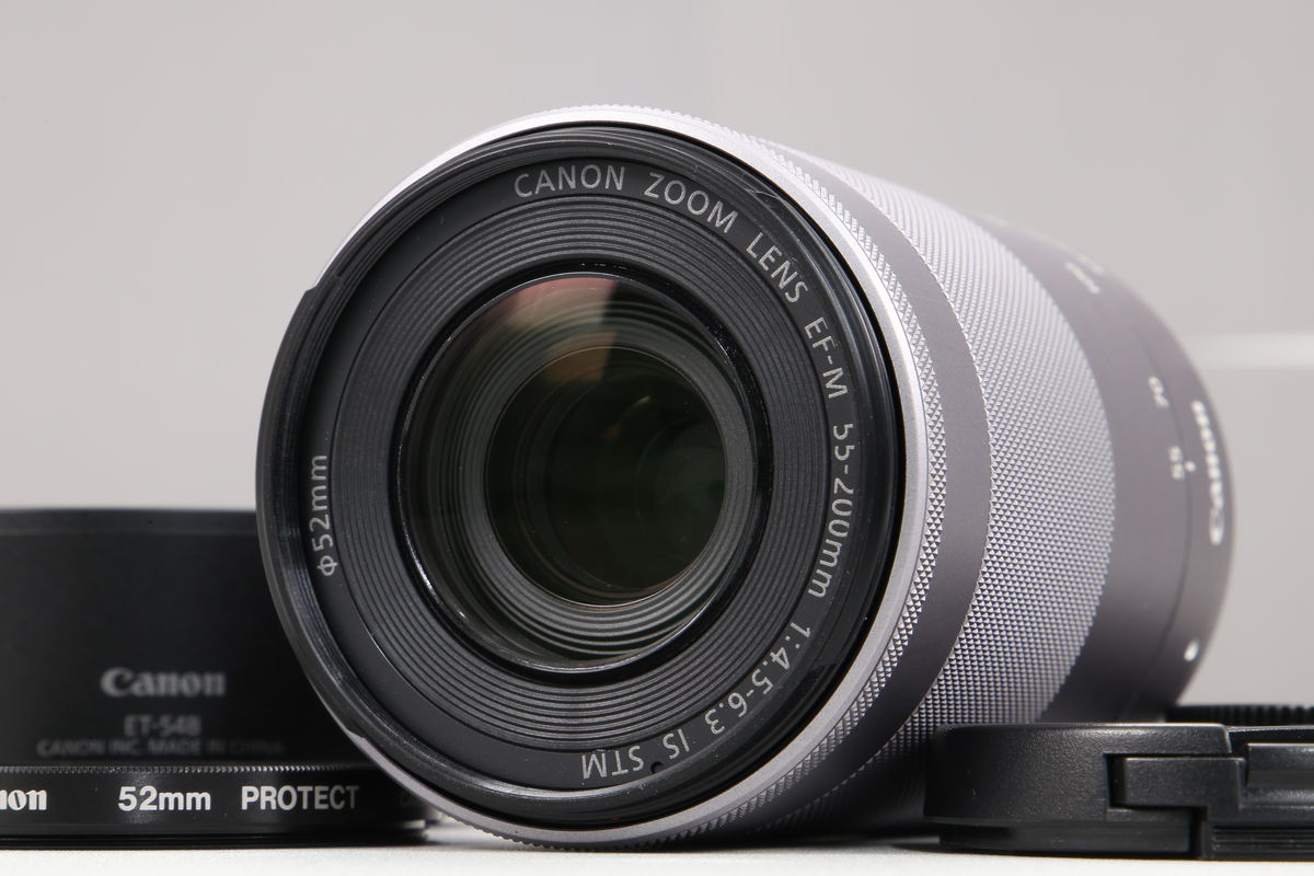 2025年06月19日に一心堂が買取したCanon EF-M55-200mm F4.5-6.3 IS STM シルバーの画像