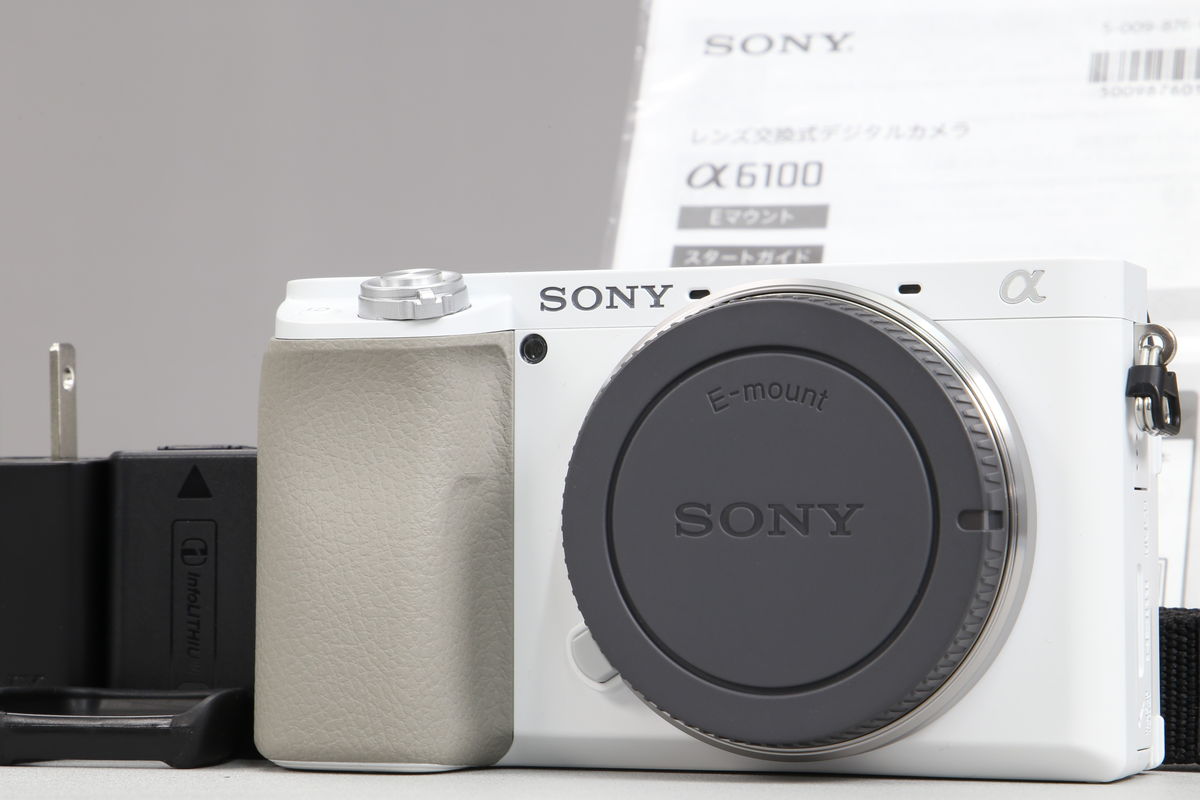 2025年07月03日に一心堂が買取したSONY α6100 ボディ ILCE-6100 ホワイトの画像