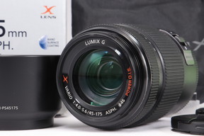 2025年07月07日に一心堂が買取したPanasonic LUMIX G X VARIO PZ 45-175mm F4.0-5.6 ASPH. POWER O.I.S H-PS45175 ブラックの画像