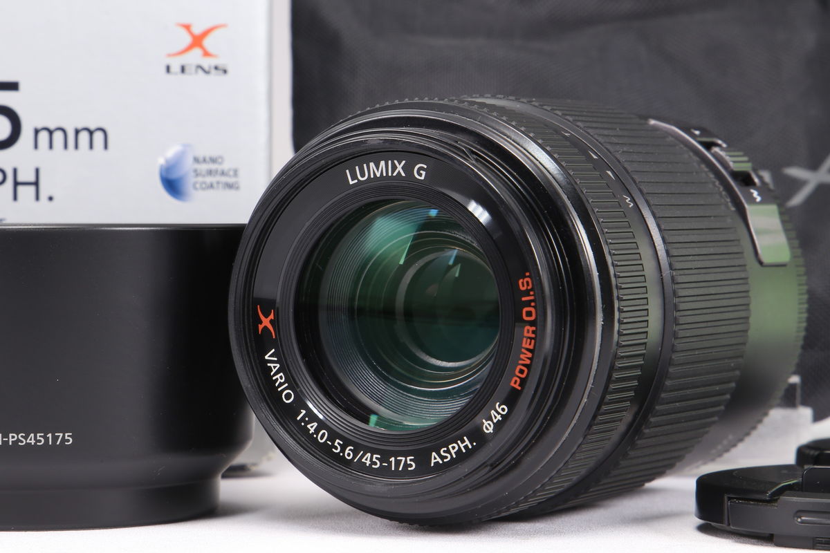 2025年07月07日に一心堂が買取したPanasonic LUMIX G X VARIO PZ 45-175mm F4.0-5.6 ASPH. POWER O.I.S H-PS45175 ブラックの画像