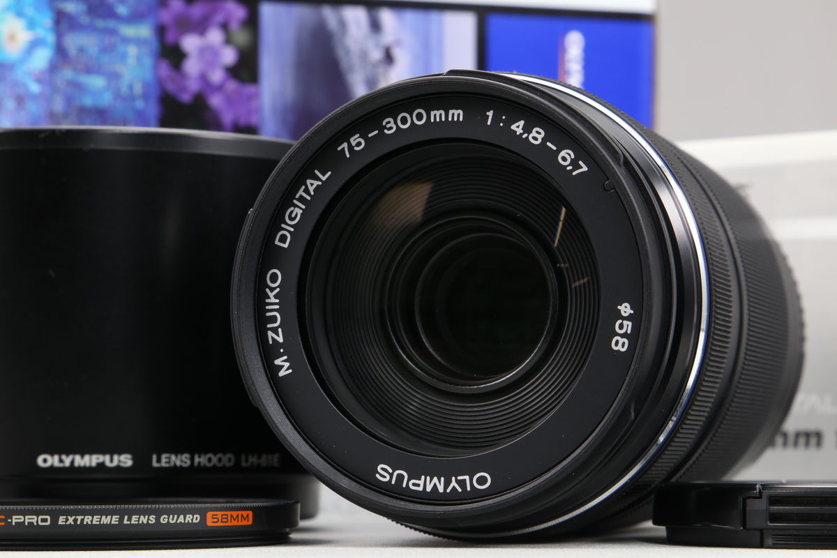 2025年07月07日に買取させていただいたOLYMPUS M.ZUIKO DIGITAL ED 75-300mm F4.8-6.7 IIの画像