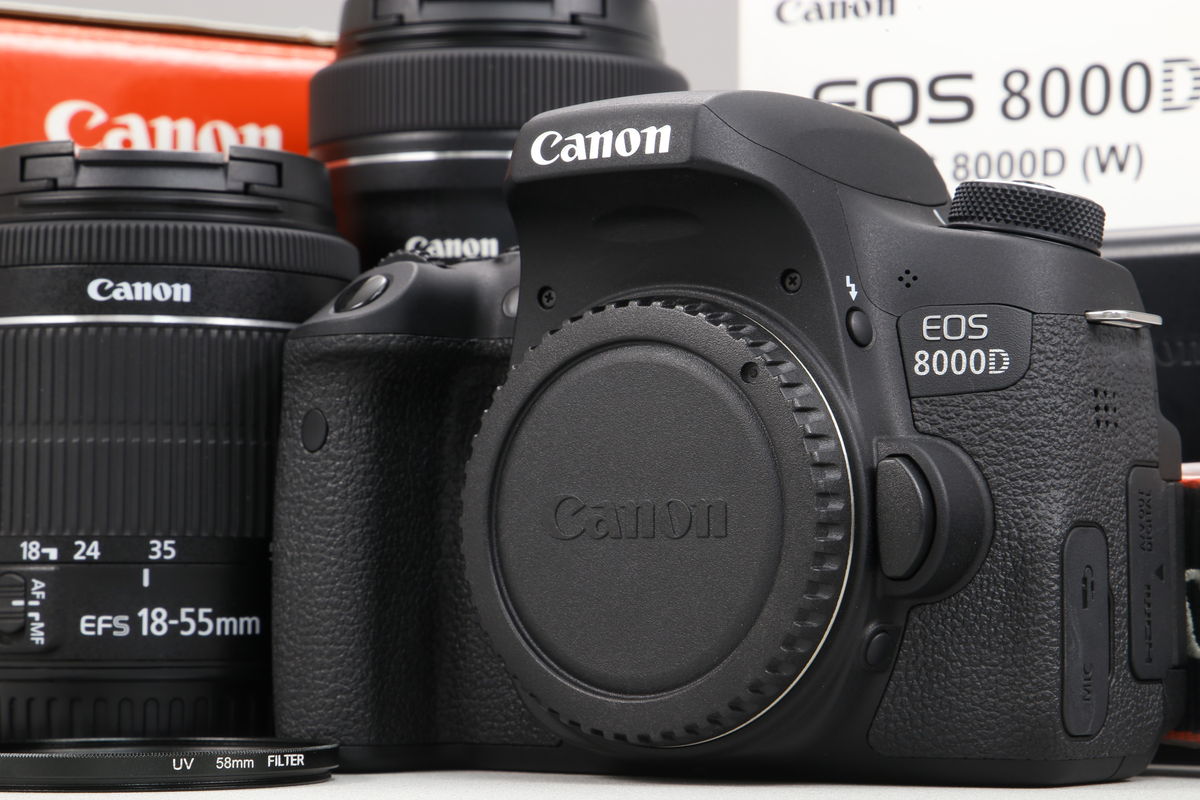 2025年07月26日に買取させていただいたCanon EOS 8000D ダブルズームキットの画像