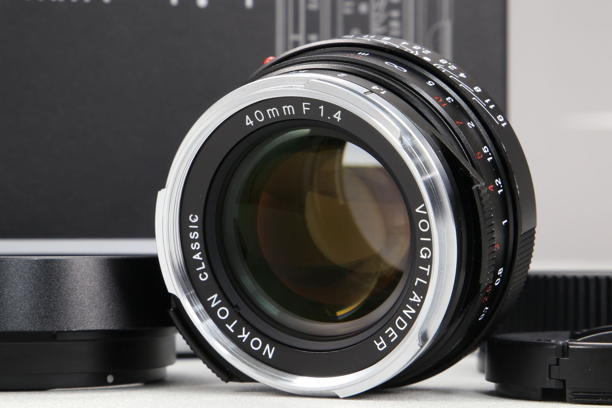 2025年08月06日に買取させていただいたVoigtlander NOKTON classic 40mm F1.4 MC [VMマウント]の画像