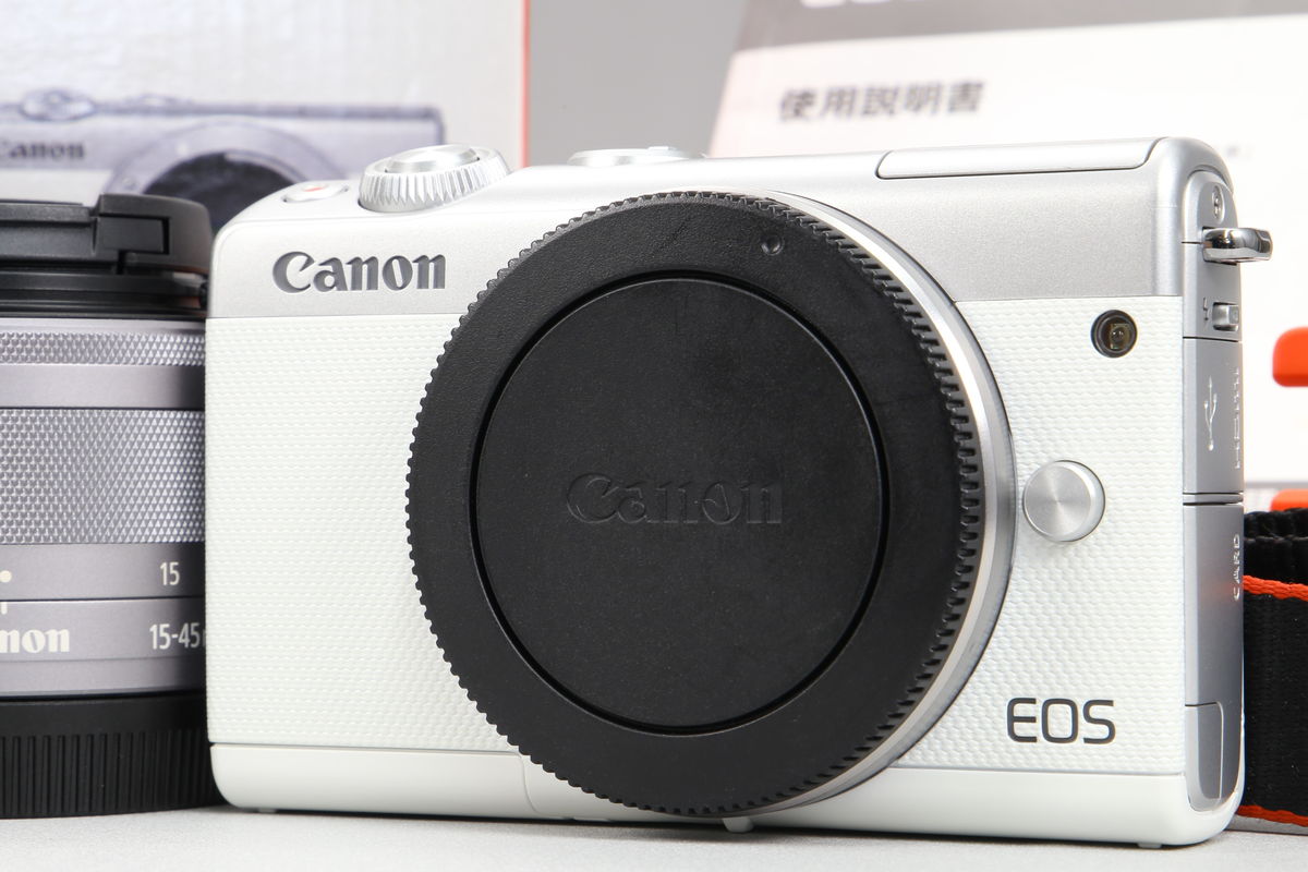 2025年09月03日に一心堂が買取したCanon EOS M100 ボディ ホワイトの画像