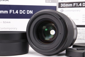 2025年08月27日に一心堂が買取したSIGMA Contemporary 30mm F1.4 DC DN [Xマウント]の画像