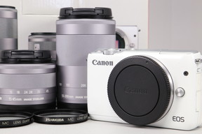 2025年09月09日に一心堂が買取したCanon EOS M10 ダブルズームキット ホワイトの画像
