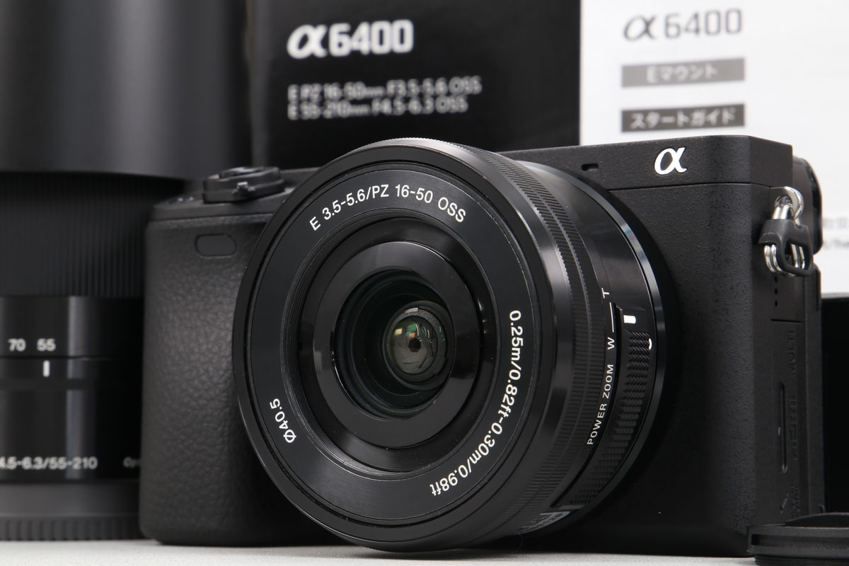 2025年09月11日に一心堂が買取したSONY α6400 ダブルズームレンズキット ILCE-6400Y ブラックの画像