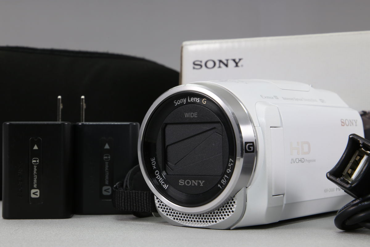 2025年09月27日に一心堂が買取したSONY HDR-CX680 W ホワイトの画像