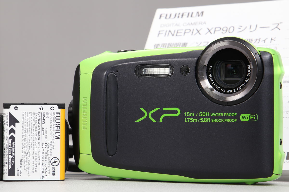 2025年10月04日に一心堂が買取したFUJIFILM FinePix XP90 ライムの画像