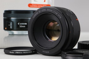 2025年10月17日に一心堂が買取したCanon EF50mm F1.8 STMの画像