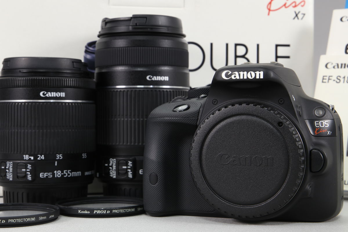 2025年10月15日に一心堂が買取したCanon EOS Kiss X7 ダブルズームキットの画像