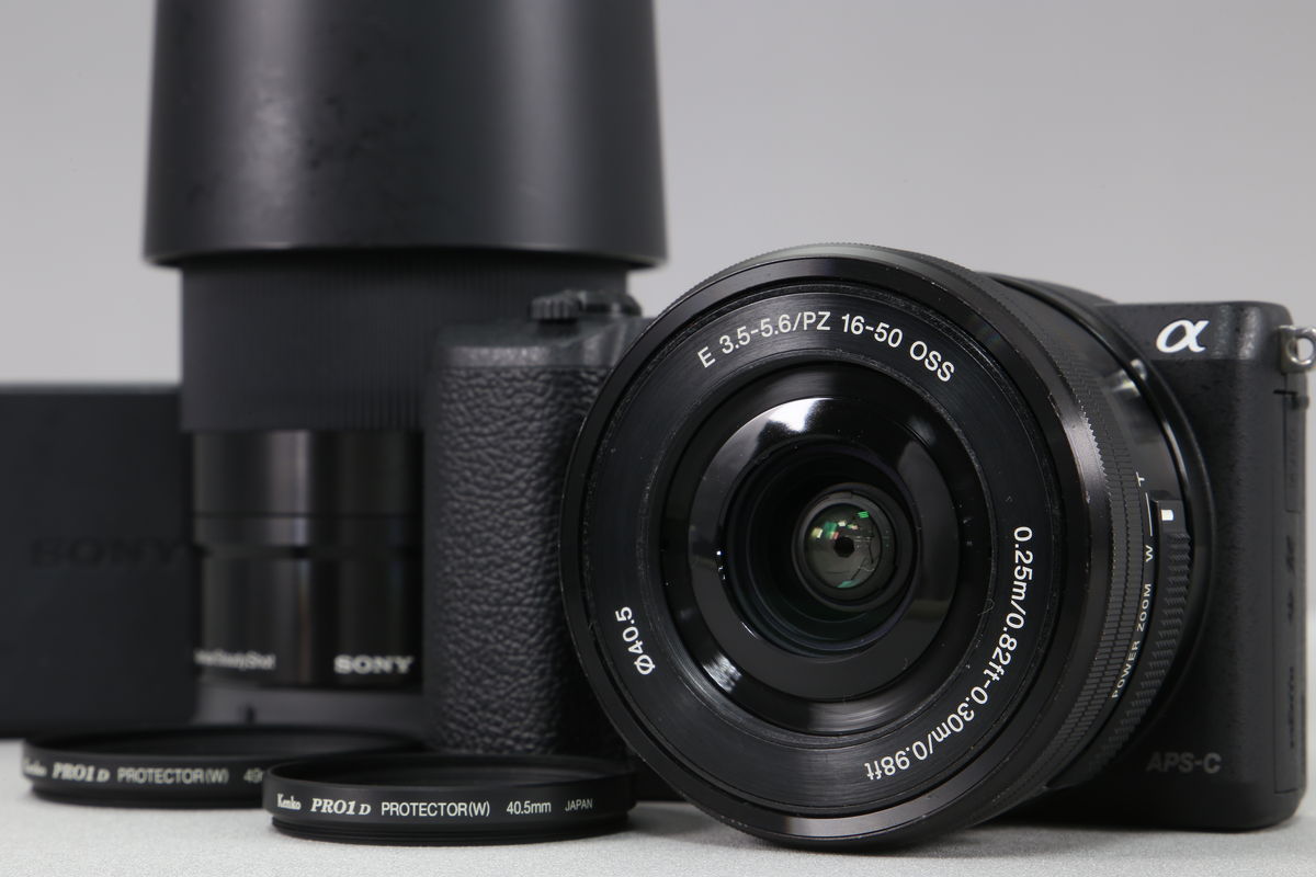 2025年10月20日に一心堂が買取したSONY α5100 ダブルズームレンズキット ILCE-5100Y ブラックの画像